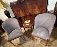 Art Deco Side Chairs Original Fabric Excellent Condition - 3783976