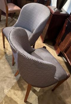 Art Deco Side Chairs Original Fabric Excellent Condition - 3783988