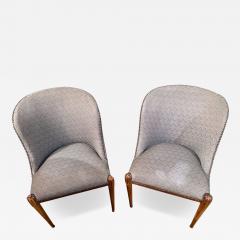 Art Deco Side Chairs Original Fabric Excellent Condition - 3789211