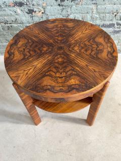 Art Deco Side End Table French Walnut 1940 - 3249712