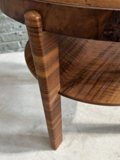 Art Deco Side End Table French Walnut 1940 - 3249718