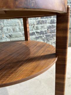 Art Deco Side End Table French Walnut 1940 - 3249719