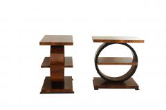 Art Deco Side Table Walnut Veneer France circa 1925 - 1017106