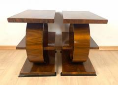 Art Deco Side Table Walnut Veneer France circa 1925 - 1612296