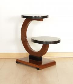 Art Deco Side Table Walnut Veneer France circa 1930 - 1074327