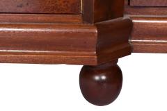Art Deco Sideboard Buffet Walnut and Amboyna Wood Marble Top - 3429306