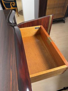 Art Deco Sideboard Macassar Ebony and Brass Paris circa 1930 - 3947720