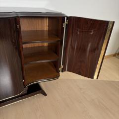 Art Deco Sideboard Macassar Ebony and Brass Paris circa 1930 - 3947725