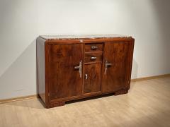 Art Deco Sideboard Walnut Lacquer Nickel France circa 1930 - 3325248