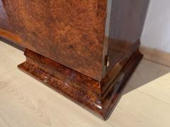 Art Deco Sideboard Walnut Roots Veneer Marble Brass France circa 1930 - 1104836