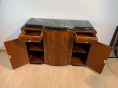 Art Deco Sideboard Walnut Veneer Nickel Fittings France circa 1930 - 2180948