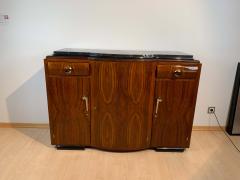 Art Deco Sideboard Walnut Veneer Nickel Fittings France circa 1930 - 2180967