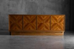 Art Deco Sideboard with Pyramid Inlay Doors France 1930s - 4549554
