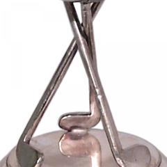 Art Deco Silver Golf Ashtray - 4672085
