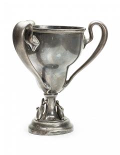 Art Deco Silver Plate Bowling Trophy - 4197888