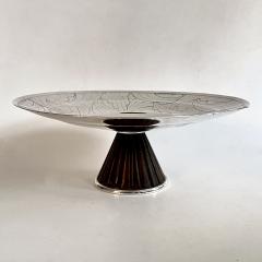 Art Deco Silver Plated Pedestal Bowl - 3346288