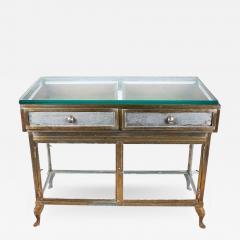Art Deco Silvered Bronze and Glass Vitrine - 2928086