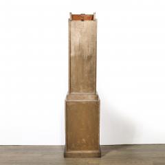 Art Deco Skyscraper Style Grandfather Clock in Walnut with Black Lacquer Accents - 4622414