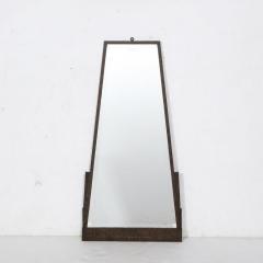 Art Deco Skyscraper Style Oil Rubbed Bronze Pyramidal Mirror w Beveled Detail - 3352240