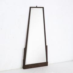 Art Deco Skyscraper Style Oil Rubbed Bronze Pyramidal Mirror w Beveled Detail - 3352241