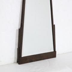 Art Deco Skyscraper Style Oil Rubbed Bronze Pyramidal Mirror w Beveled Detail - 3352276