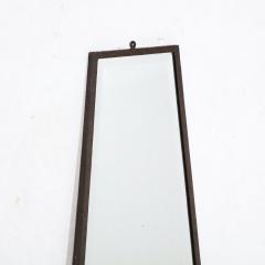 Art Deco Skyscraper Style Oil Rubbed Bronze Pyramidal Mirror w Beveled Detail - 3352284