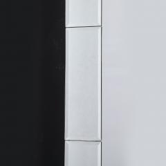 Art Deco Skyscraper Style Rectangular Tessellated Mirror with Beveled Detailing - 4744577