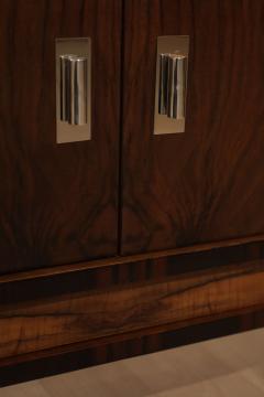 Art Deco Small Furniture Nightstand Walnut and Macassar France circa 1930 - 1017075