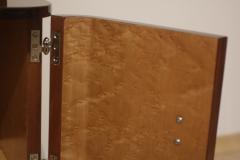 Art Deco Small Furniture Nightstand Walnut and Macassar France circa 1930 - 1017077