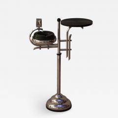 Art Deco Smoking Table Chromed Steel France circa 1930 - 1080394