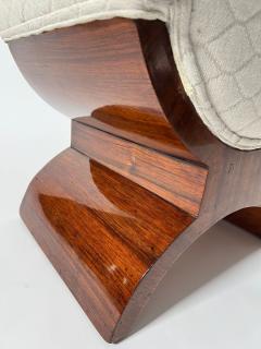 Art Deco Stool Rosewood Veneer France circa 1930 - 4139633