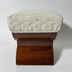 Art Deco Stool Rosewood Veneer France circa 1930 - 4139634