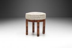 Art Deco Stool in Bookmatched Zebrawood Europe 1930s - 3467974