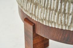 Art Deco Stool in Bookmatched Zebrawood Europe 1930s - 3467977