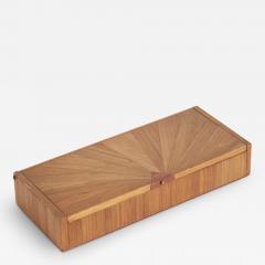 Art Deco Straw Marquetry Box - 3371958