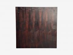 Art Deco Style Antique Glass Painted Wood Square Venetian Wall Mirror - 4793892