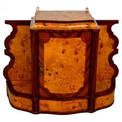 Art Deco Style Burl Hanging Apothecary Cabinet - 2576261