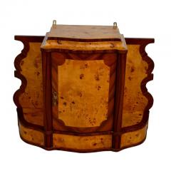 Art Deco Style Burl Hanging Apothecary Cabinet - 2576265