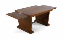 Art Deco Style Burl Wood Two Level Coffee Table - 3171817