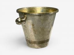 Art Deco Style Champage or Ice Bucket Silverplate France 20th c  - 4703742