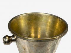 Art Deco Style Champage or Ice Bucket Silverplate France 20th c  - 4703745