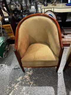 Art Deco Style Club Tub Chairs French style - 3783932
