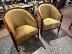 Art Deco Style Club Tub Chairs French style - 3783937