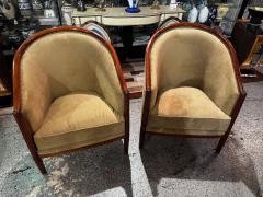 Art Deco Style Club Tub Chairs French style - 3783938