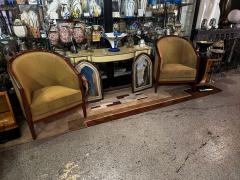 Art Deco Style Club Tub Chairs French style - 3784015