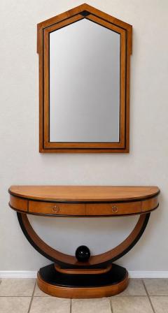 Art Deco Style Console Table and Matching Mirror - 4703385
