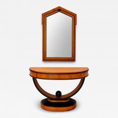 Art Deco Style Console Table and Matching Mirror - 4703475