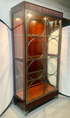 Art Deco Style Ethan Allen Display Vitrine or Curio Cabinet - 3133604