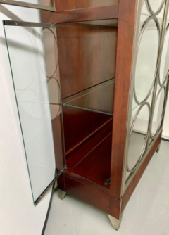 Art Deco Style Ethan Allen Display Vitrine or Curio Cabinet - 3133611