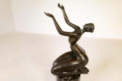 Art Deco Style French Bronze Figurine - 2427203